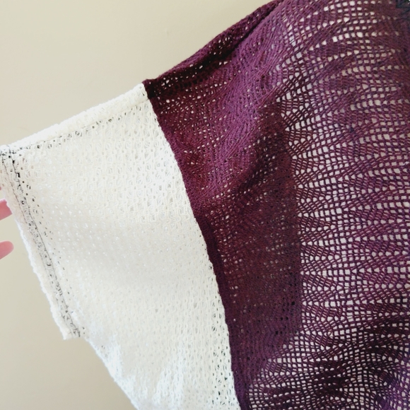 Anthro Sanctuary contrast panel sweater size mediu - Picture 4 of 9